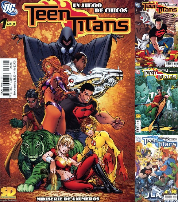 Teen Titans: Un Juego de Niños - 4 Números (Historia Completa)