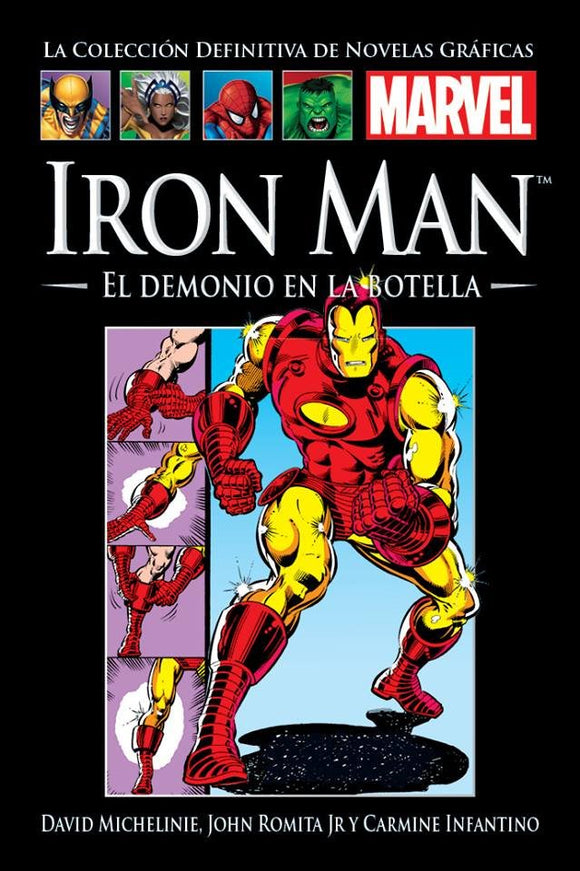 La Colección Definitiva de Novelas Gráficas Marvel # 01 Iron Man: El Demonio en la Botella