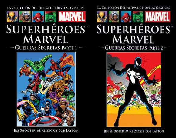 La Colección Definitiva de Novelas Gráficas Marvel # 06-07 Superhéroes Marvel: Guerras Secretas