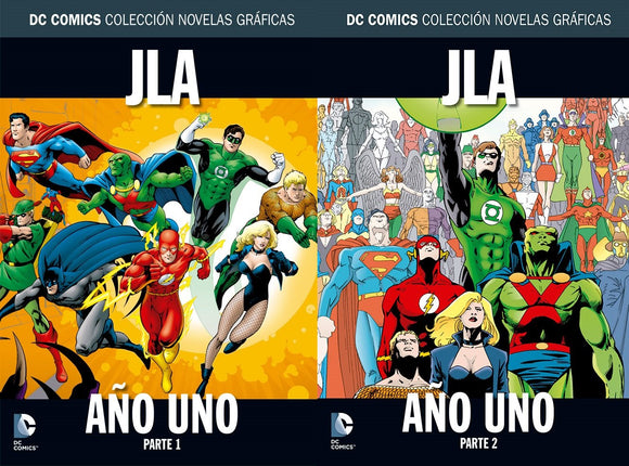 DC Comics Colección Novelas Gráficas # 10 -11  JLA Año Uno