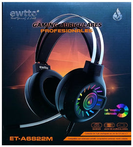 Audífonos Gamer EWTTO ET-A6822M