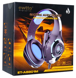 Audífonos Gamer EWTTO ET-A6801M